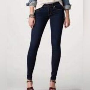 Abercrombie & Fitch Erin Low Rise Destroyed Knee Straight Leg Jeans 2P